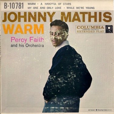 JOHNNY MATHIS  ~  Warm   ***   1958 45rpm EP  /  Cardboard Pic Sleeve