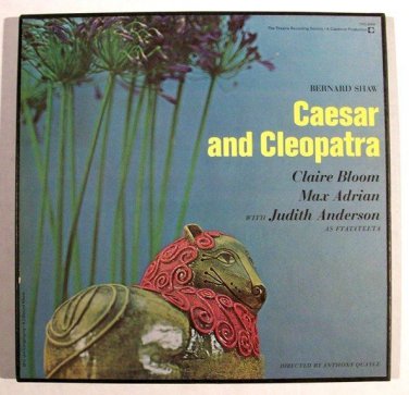 Bernard Shaw's CAESAR & CLEOPATRA   3-LP Box Theatre Soundtrack / Booklet