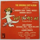 SHE LOVES ME   ~   1963 Original Cast Album / Stereo DOUBLE LP