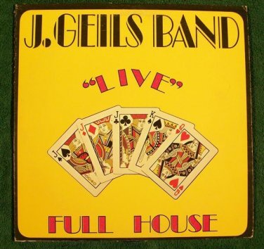 J.GEILS BAND  ~  "Live"  Full House       1972 Rock LP