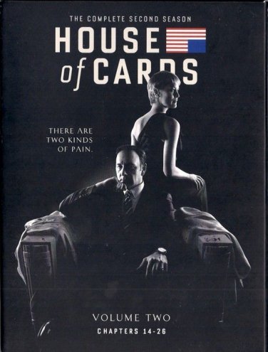 House of Cards: The Complete Second Season (DVD, 2014, 4-Disc Set)