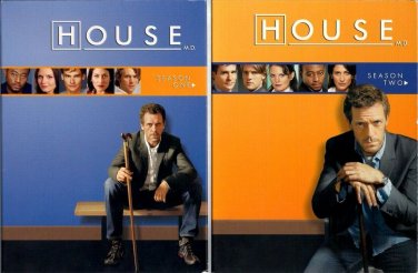 HOUSE  ~  Complete Seasons ONE and Two        DVD Boxed Sets