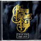 ALLMAN BROTHERS BAND  ~  A Decade of Hits 1969-1979   /  CD