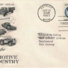 FDC Scott # 1162 / Cachet 1960 /  Automotive Industry