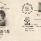 FDC Scott # 1149 / Cachet 1960 /  World Refugee Year