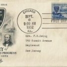 FDC Scott # 1012 / Cachet 1952 /  Century of Engineered Progress