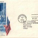 FDC Scott # 1249 / Cachet 1964 /  Register To Vote