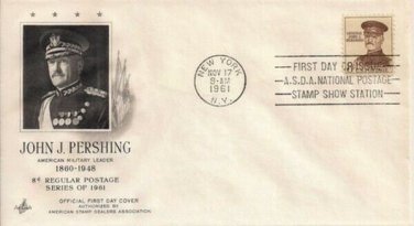 FDC Scott # 1214 / Cachet 1961 /  John J. Pershing