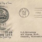 FDC Scott # C38 / Cachet 1948 /  Golden Anniversary NYC