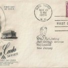 FDC Scott # 1143 / Cachet 1960 /  Abraham Lincoln ~ American Credo Series