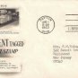 FDC Scott # C64a / Cachet 1963 /  Luminescent Tagged 8c Air Mail Stamp