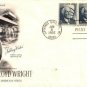 FDC Scott # 1280 / Cachet 1966 /  Frank Lloyd Wright  (Strip of 3)