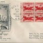 FDC Scott # C39a / Cachet 1949 /  Air Mail Booklet Pane