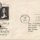 FDC Scott # 1247 /  Cachet 1964  /  New Jersey Tercentenary