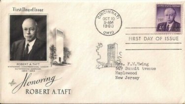 FDC Scott # 1161 / Cachet 1960 / Robert A. Taft