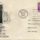 FDC Scott # 1022 /  Cachet 1953 /  American Bar Association