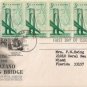 FDC Scott # 1258 / Cachet 1964 /  Verrazano Narrows Bridge  (5 stamp strip)