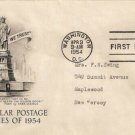 FDC Scott # 1041 / Cachet 1954 / Regular Postage Series of 1954