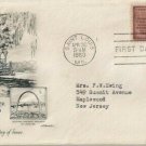 FDC Scott # 1020 /  Cachet 1953 /  Louisiana Purchase