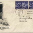 FDC Scott # 1026 /  Cachet 1953 / Gen. George S. Patton, Jr.