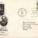 FDC Scott # 1248 /  Cachet 1964 /  Nevada Statehood 1864