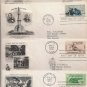 FDC Scott # 1178-1181 / Cachet 1963 /  Civil War Centennial Series  (4 covers)