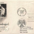 FDC Scott # 1155 / Cachet 1960 /  Employ The Physically Handicapped