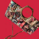 Glossy Michelle Obama Magazine Cover Couch Purse