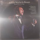 Johnny Mathis In Person Recorded Live At Las Vegas - 2 Vinyl LPs