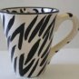 Mary Rose Young Mug Zebra Stripe Leopard Spot Coffee Tea Cocoa Stoneware New