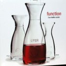 Circleware Glass Carafe Set Kitchen Gourmet Function Wine Water Juice 3pc New