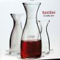 Circleware Glass Carafe Set Kitchen Gourmet Function Wine Water Juice 3pc New