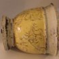 Ivory Yellow Centerpiece Planter Floral Scroll Pottery Ceramic Home Decor New