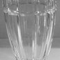 Lead Crystal Vase 24% Pbo Panel Channel Geometric Designer Collectible New