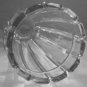 Lead Crystal Vase 24% Pbo Panel Channel Geometric Designer Collectible New