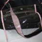 Baby Sac Diaper Shoulder Bag Cross Body Flap Nursery Black Pink Microfiber New