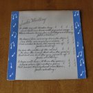 Antique Print to Frame-Poem "Jack's Whistling" Over 80 Yrs. Old-Size 10" x 10"