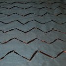 NEW-Kasmir Faux Silk Home Decor Fabric-Ribbon Weave-3yds-Blue/Bronze