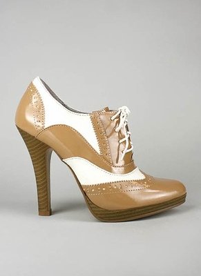 lace up oxford bootie