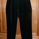 NEW - JONES NEW YORK Womens 2X Velour Green Lounge Pants Active Pants