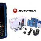 Motorola L7 SLVR "Limited Edition - Metalic Blue" Ultra Slim Cellular Phone + H700 Blue Bluetooth