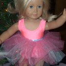 AMERICAN GIRL doll CORAL leotard and tutu- gymnastics
