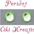 SALE- 7ss PERIDOT swarovski flatback rhinestones- 87 pcs