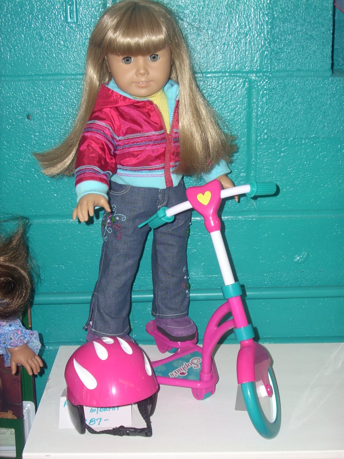 AMERICAN GIRL doll acessoriesSCOOTER & HELMET