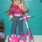 AMERICAN GIRL doll acessories-SCOOTER & HELMET