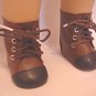 Brown 2 tone lace up BOOTS- new- fits American Girl dolls