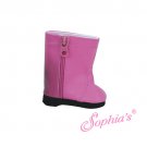 HOT PINK tall boots- new- fits American Girl dolls