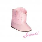 Light Pink COWGIRL  boots- new- fits American Girl dolls