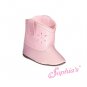 Light Pink COWGIRL  boots- new- fits American Girl dolls