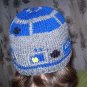 R2D2 Star Wars Hat, Hand Knit - Free USA Shipping!
